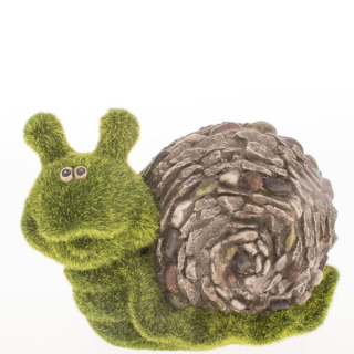 Šnek zahradní zelený - 20 cm